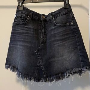 7 for all mankind high waisted skirt